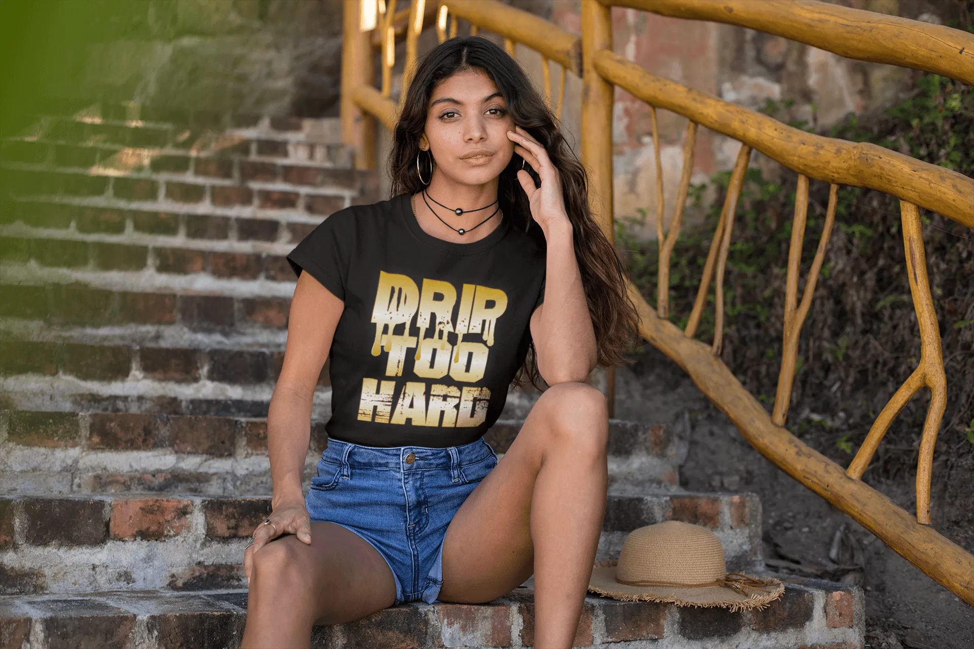 Women's Cool T-Shirts Drip Too Hard shirts Unisex New Fashion t shirt
