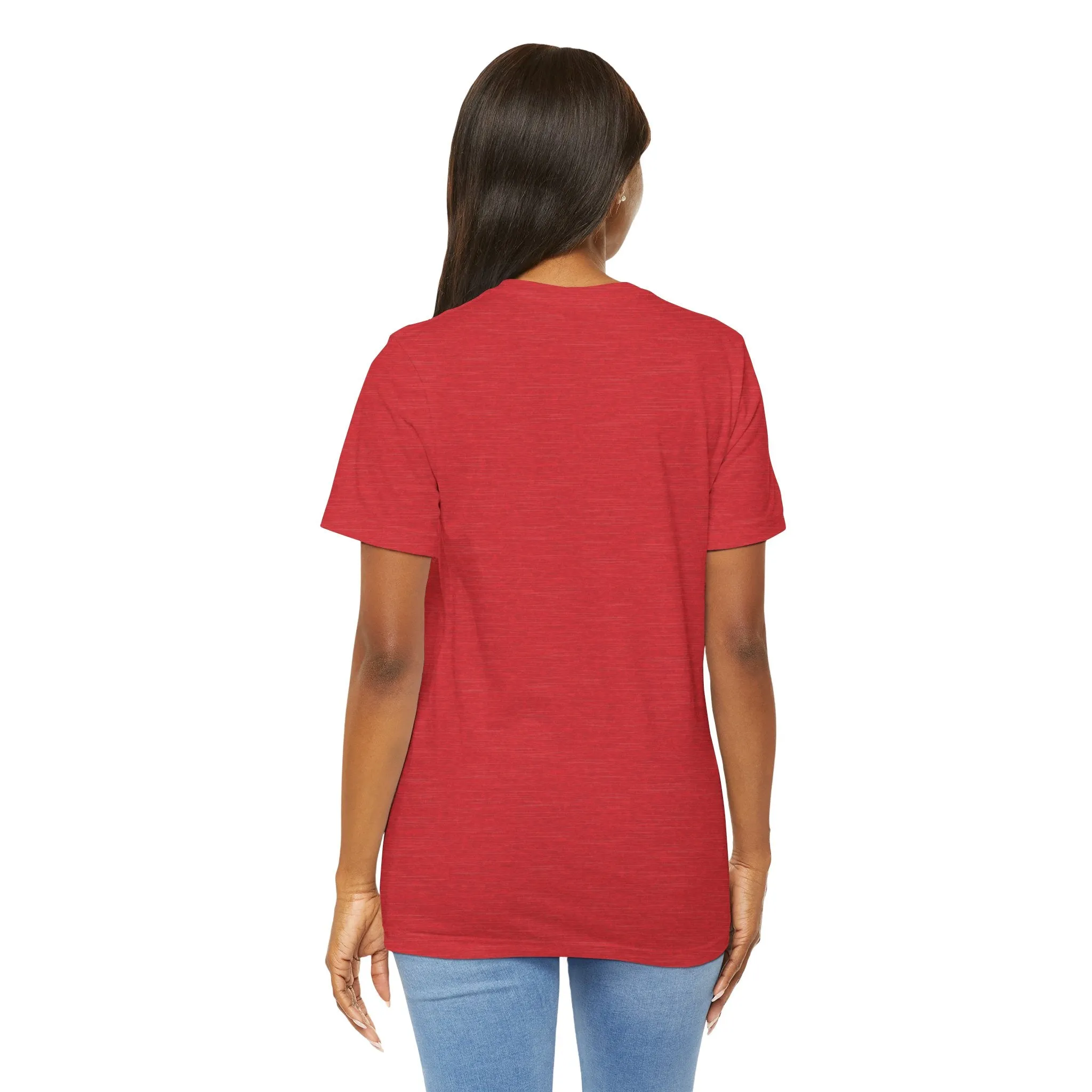 Womens Heather Red T Shirts Premium Casual Short Sleeve Shirts Oversized Tops