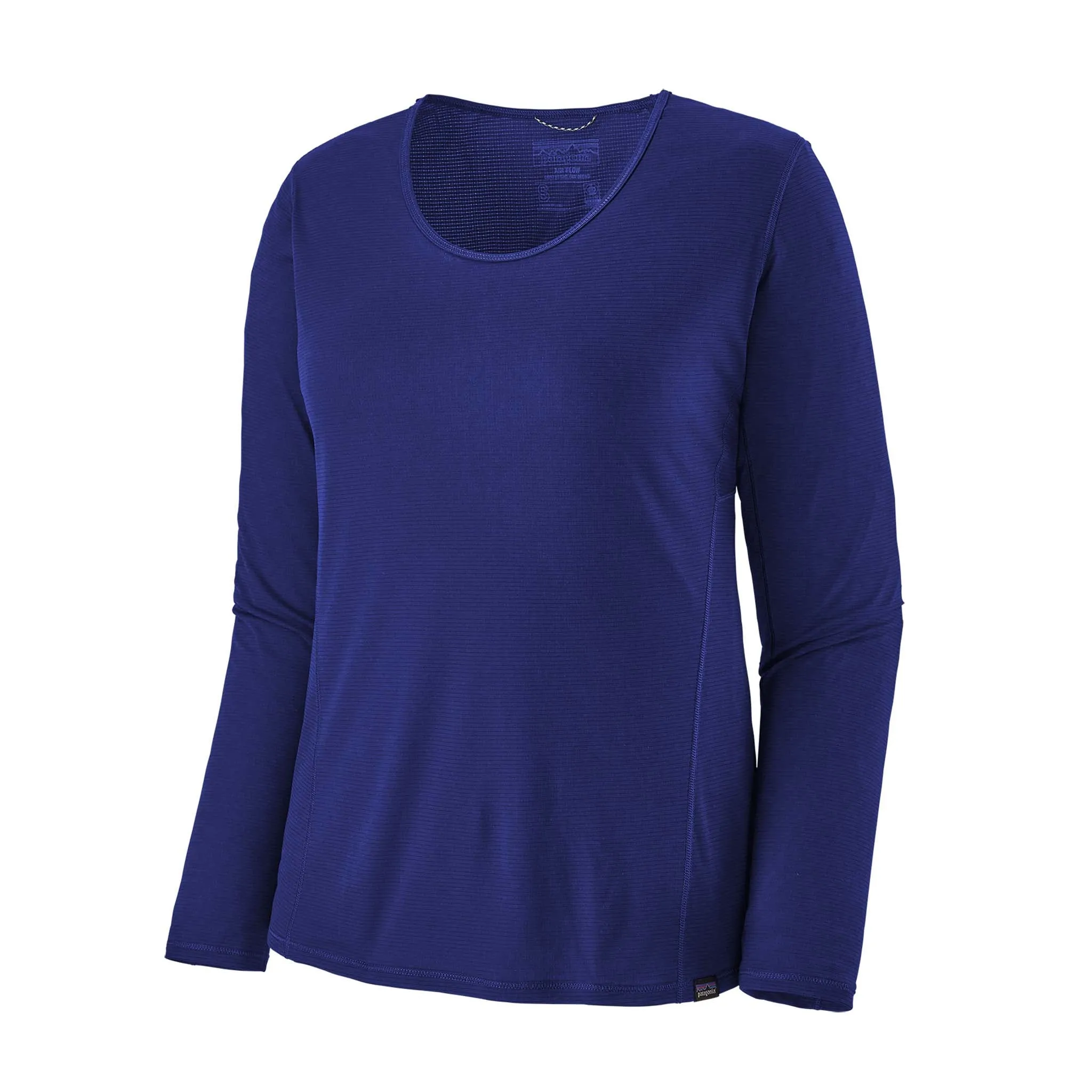Womens Long-Sleeved Capilene Cool Lightweight Shirt Cobalt Blue
