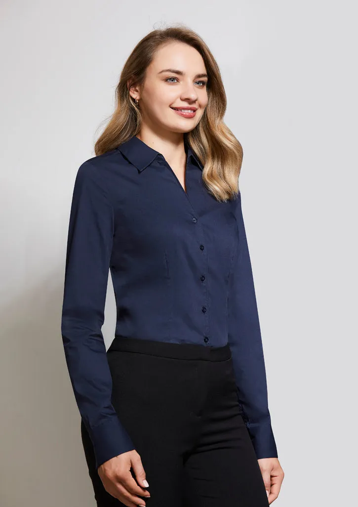 Womens Monaco Long Sleeve Shirt S770LL 8 / Platinum