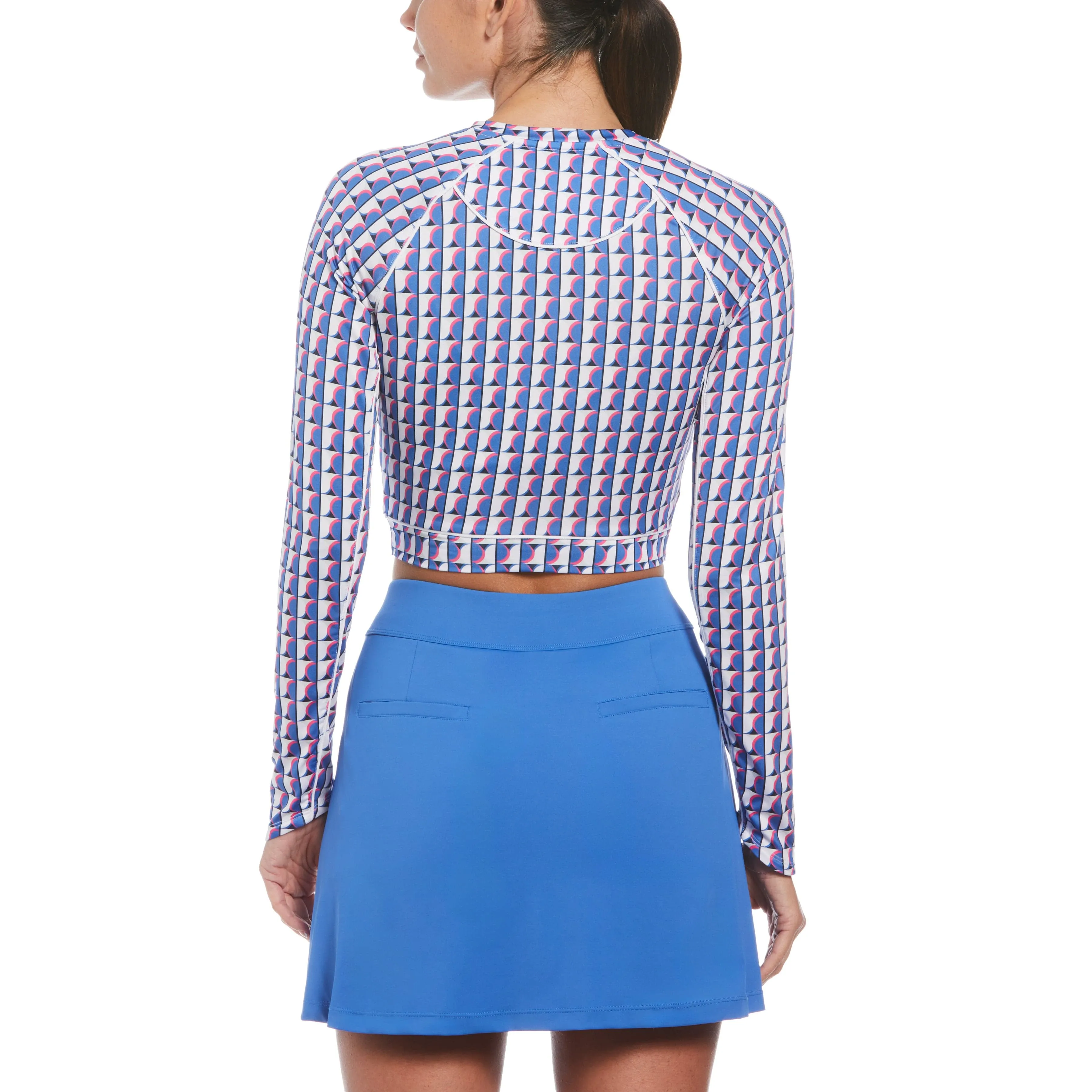Women's Sun Protection Cropped Tennis Shirt