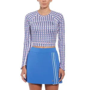 Women's Sun Protection Cropped Tennis Shirt