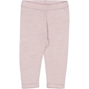 Wool Knit Trousers Neel - dark powder