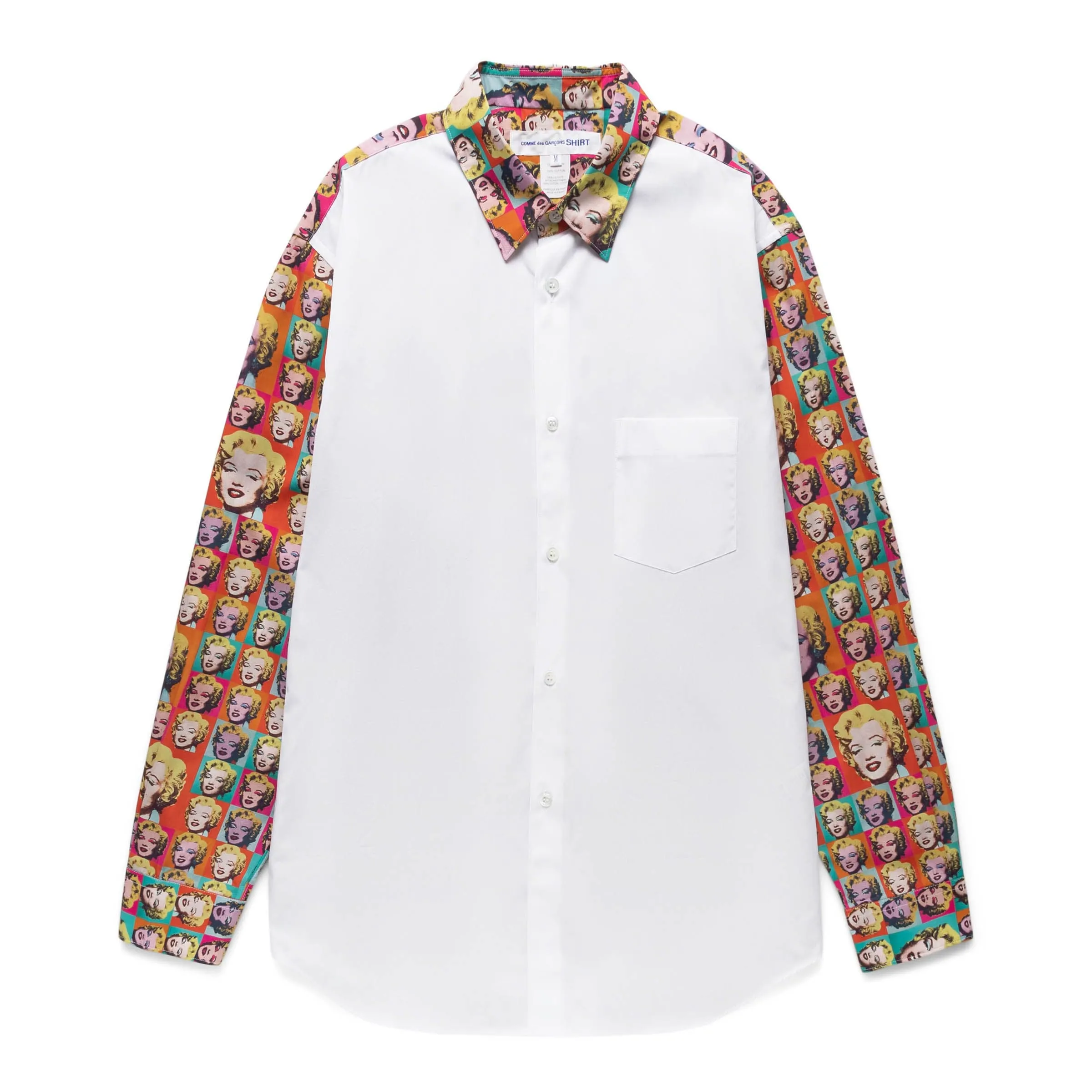 X ANDY WARHOL MARILYN MONROE GRAPHIC PRINT SHIRT